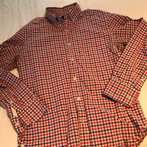 JCrew plaid cotton buttondown
